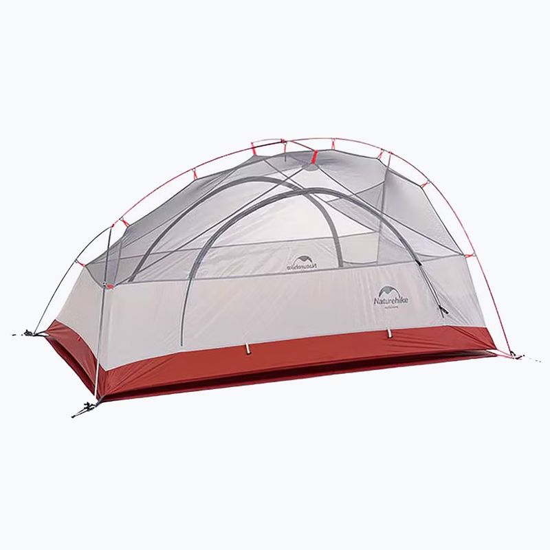Tenda da trekking per 2 persone Naturehike Star River 2 grigio chiaro/rosso 3