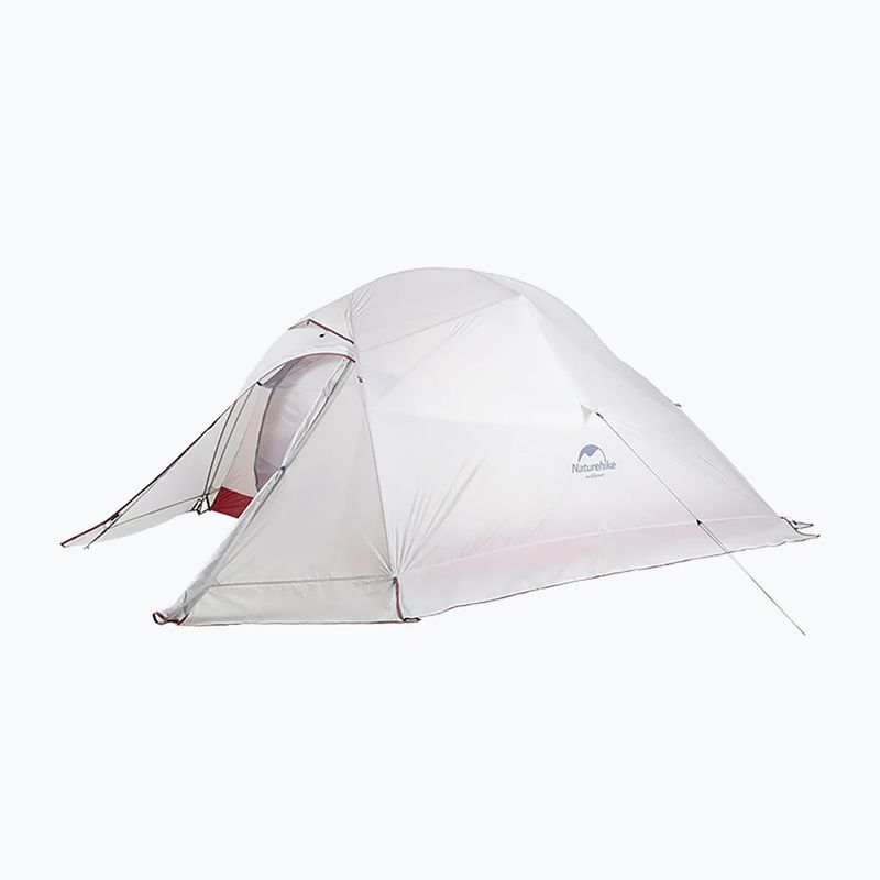 Tenda da trekking Naturehike aggiornata Cloud Up 3 persone grigio chiaro/rosso 2