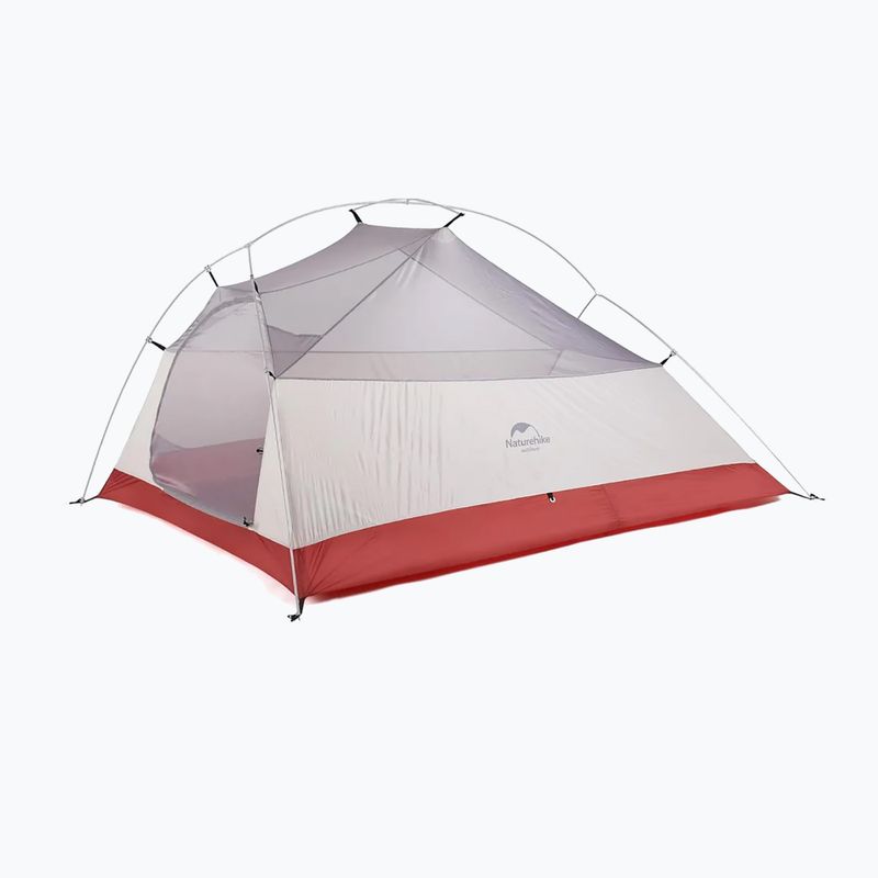Tenda da trekking Naturehike aggiornata Cloud Up 3 persone grigio chiaro/rosso 3