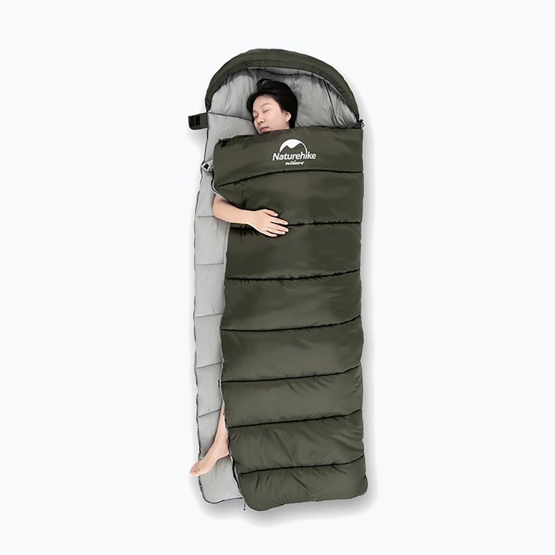 Sacco a pelo Naturehike U250 army green 5
