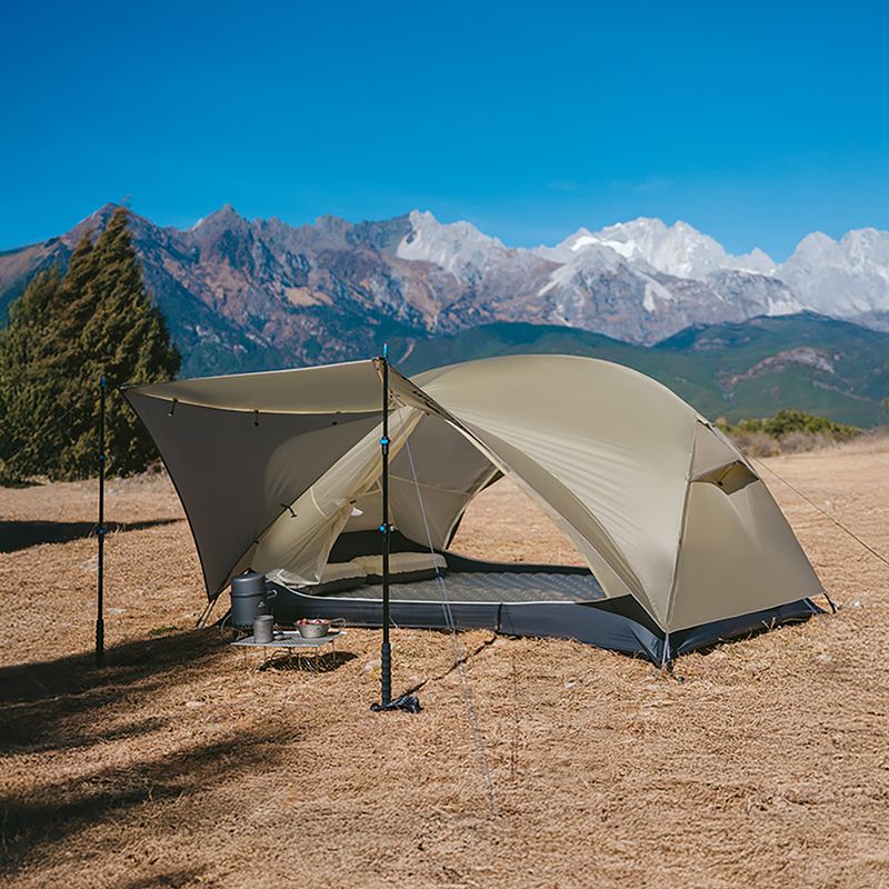 Tenda da trekking 2-osobowy Naturehike Mongar UL 2 15D moon rock sand 6