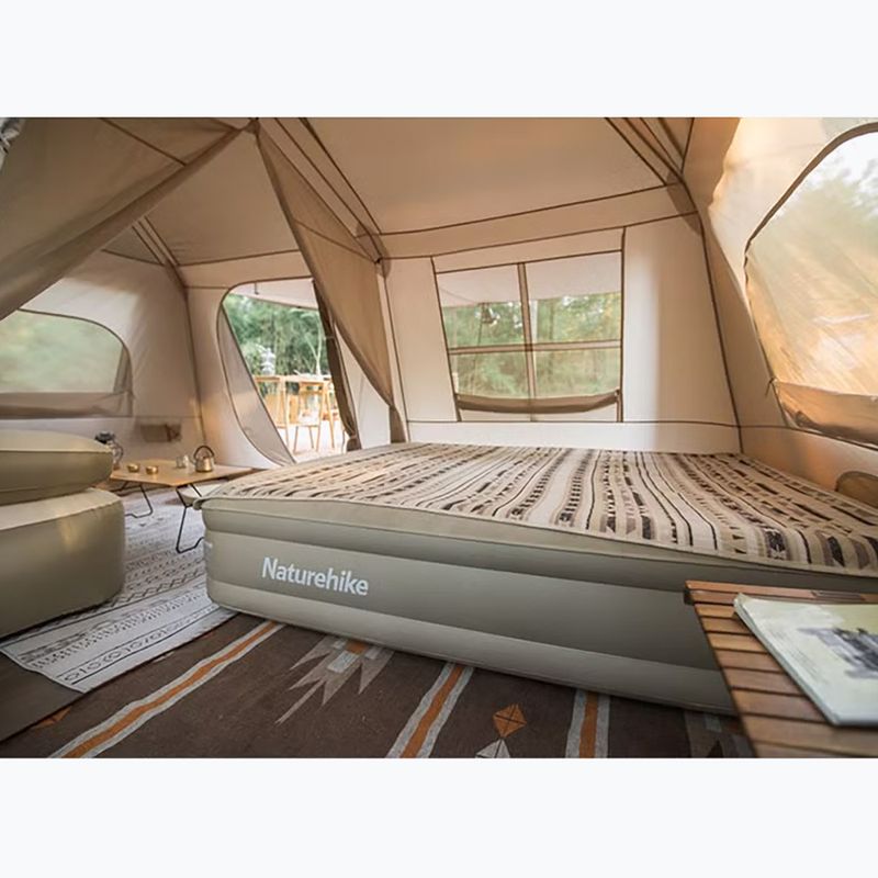 Tenda da campeggio 4-osobowy Naturehike Village 13 Ridge Ultimate Edition brown/ti black 7