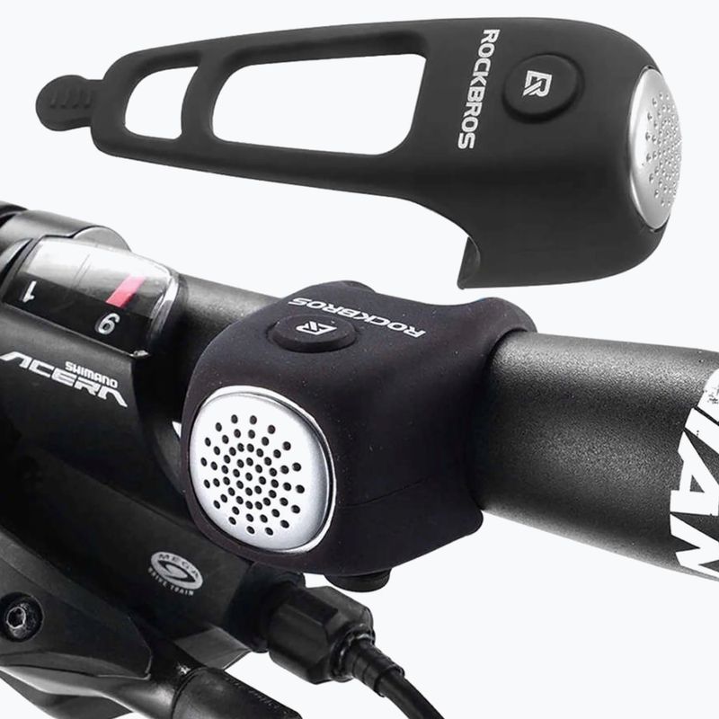 Campanello per bicicletta Rockbros CB1709BK Electric Bell black 2