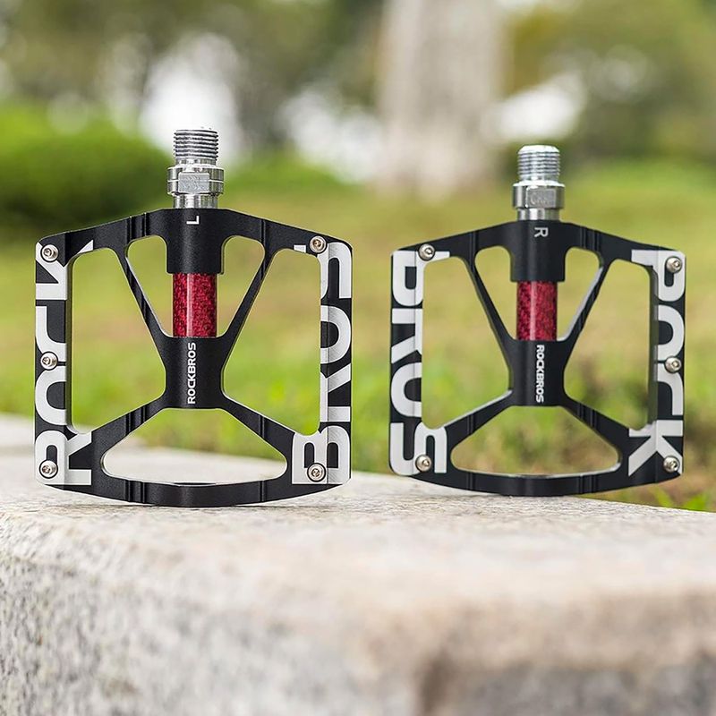 Pedali per bicicletta Rockbros 37213071001 black/white 4