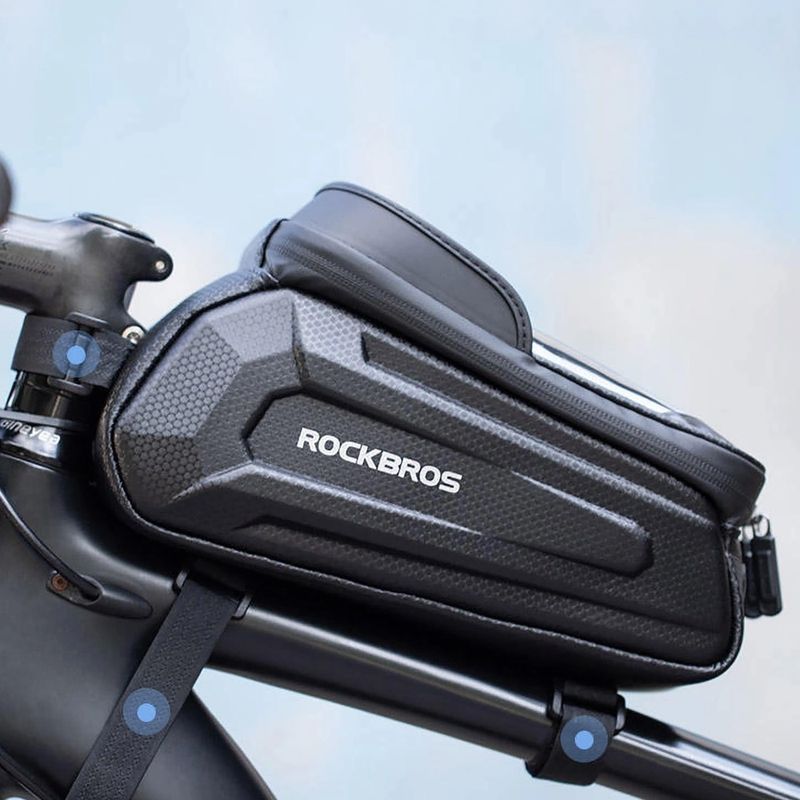 Borsa da bici per telaio Rockbros B68 Bike Tube Bag 1.7L black 6