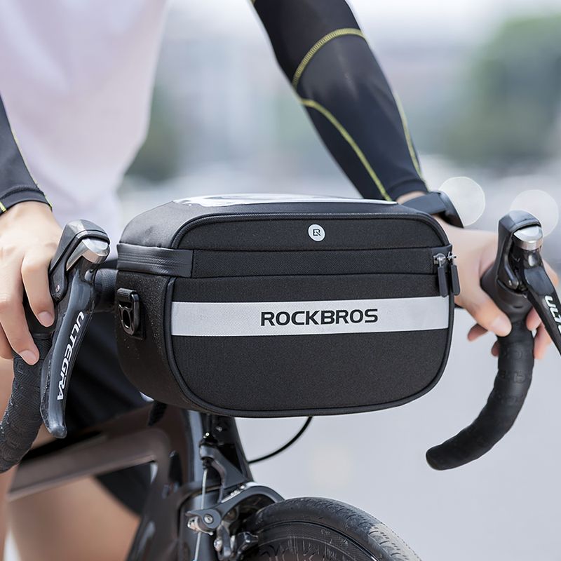 Borsa da manubrio per bicicletta Rockbros B27 Bike Front Bag black 9