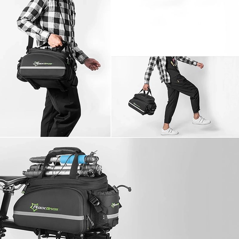 Borsa da portapacchi per bici Rockbros A6-03BK Bicycle Pannier Bag black 4