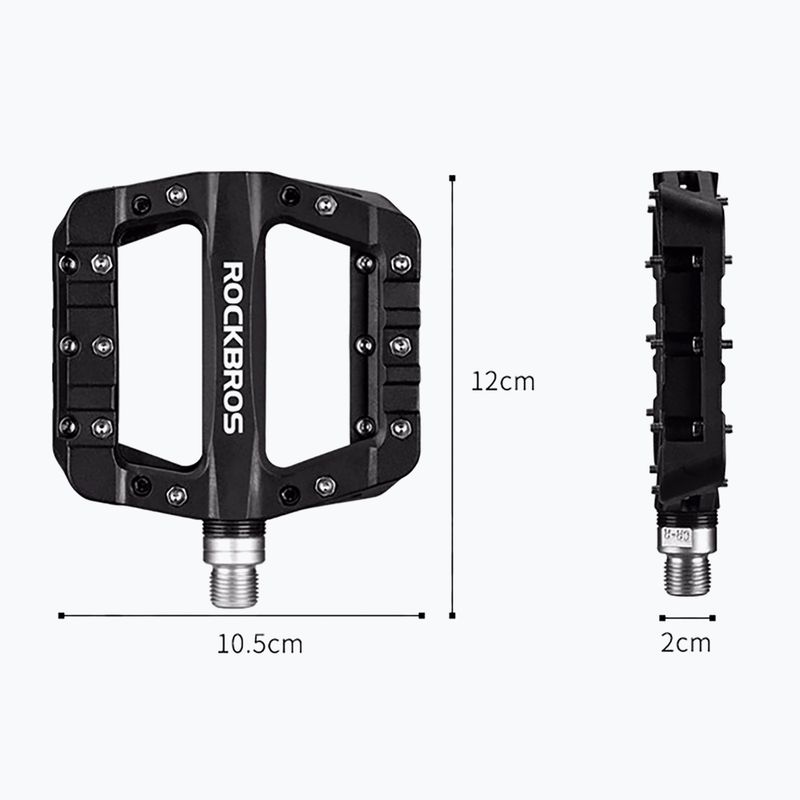 Pedali per bicicletta Rockbros 2017-12C black 8