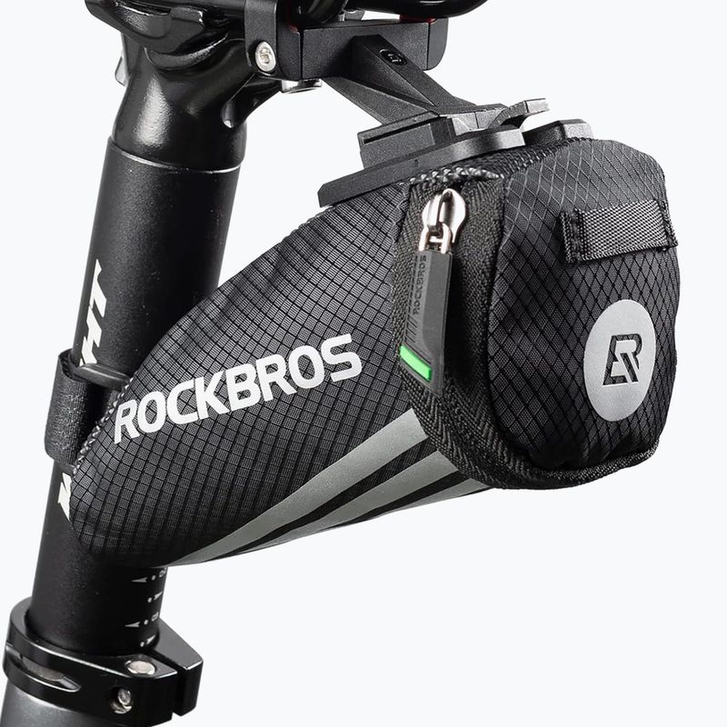 Borsa sottosella per bicicletta Rockbros C28BK Bike Saddle Bag black 2