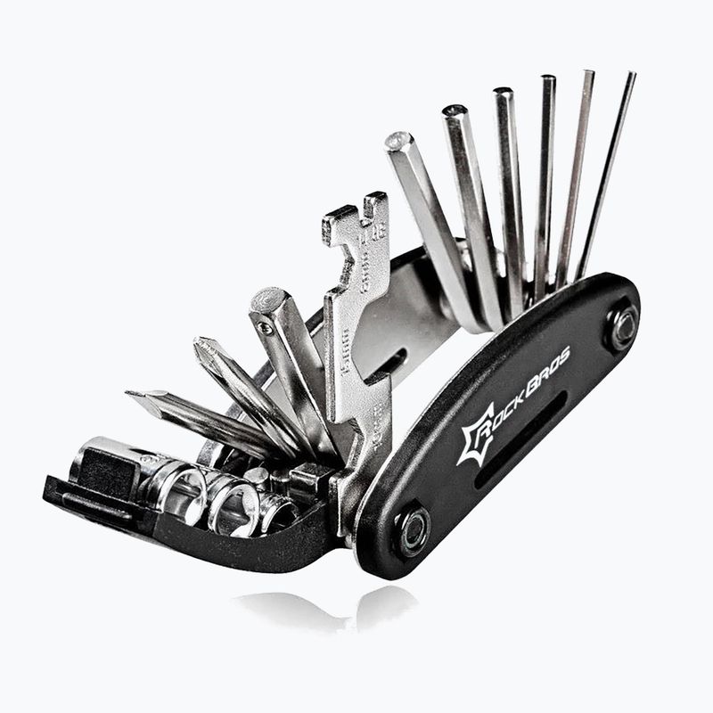 Chiave per bicicletta Rockbros GJ1601 Repair Tool 16in1 black/silver 3