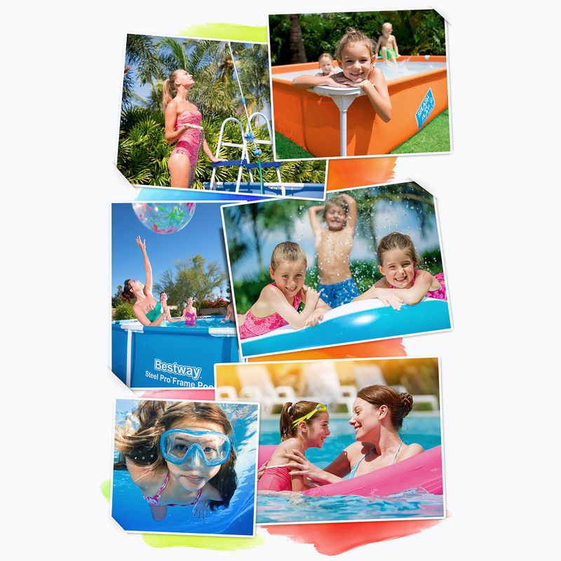 Set piscina Bestway Steel Pro Max 305 x 76 cm grigio 10