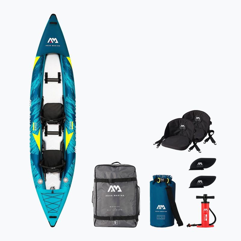 Aqua Marina Steam Versatile/Whitewater 13'6" 2021 kayak gonfiabile per 2 persone