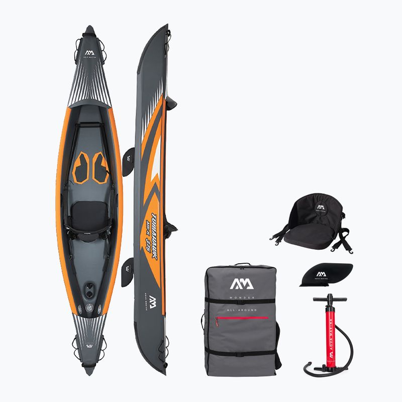 Aqua Marina Tomahawk AIR-K 375 12'4" kayak gonfiabile ad alta pressione per 1 persona