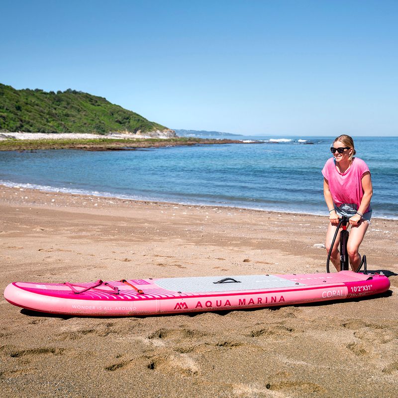 Tavola da SUP Aqua Marina Coral 10'2" lampone 13