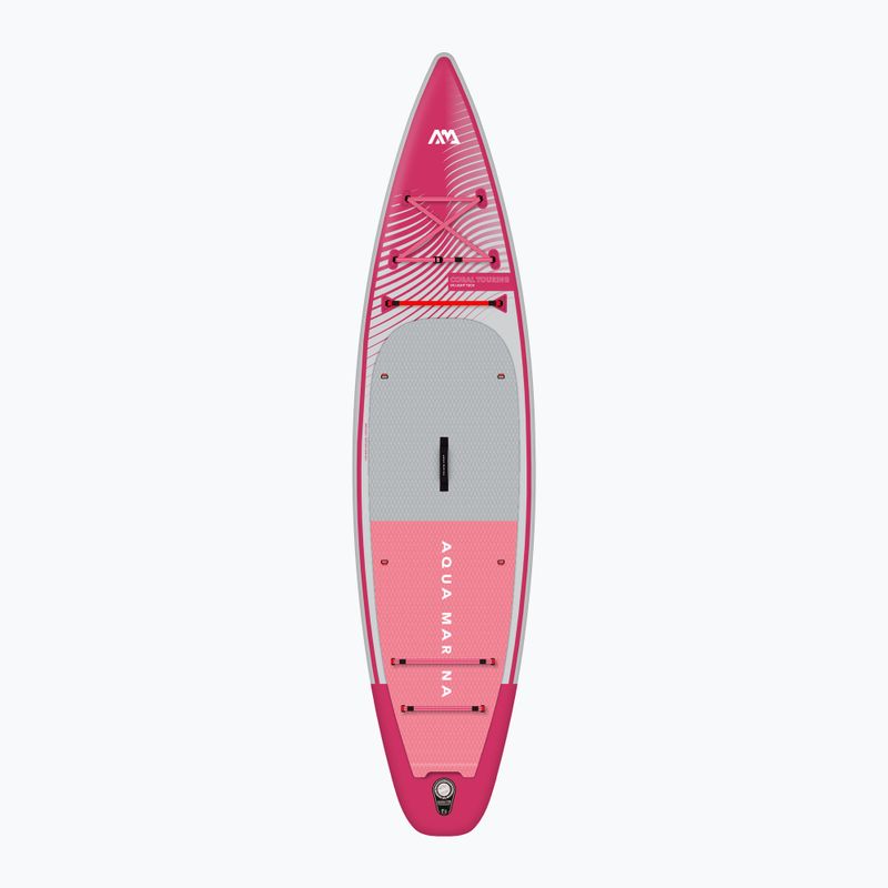 Aqua Marina Coral Touring 11'6", tavola da SUP color lampone 3