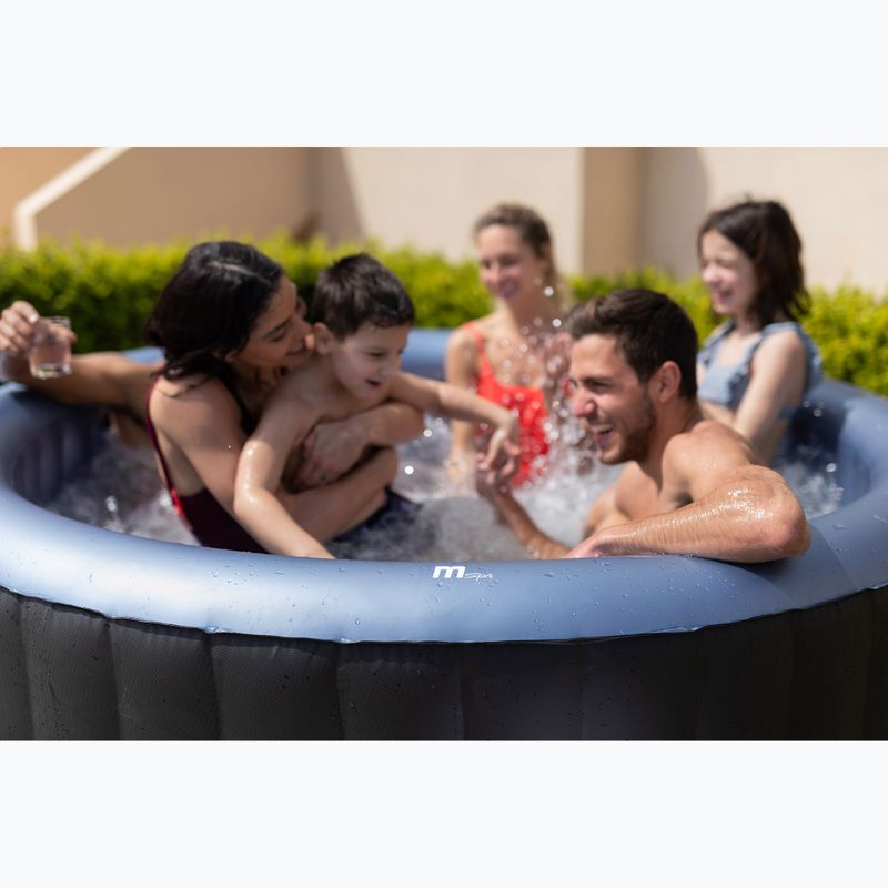 Piscina con idromassaggio 6 persone MSpa Comfort Bergen grigio antracite 16