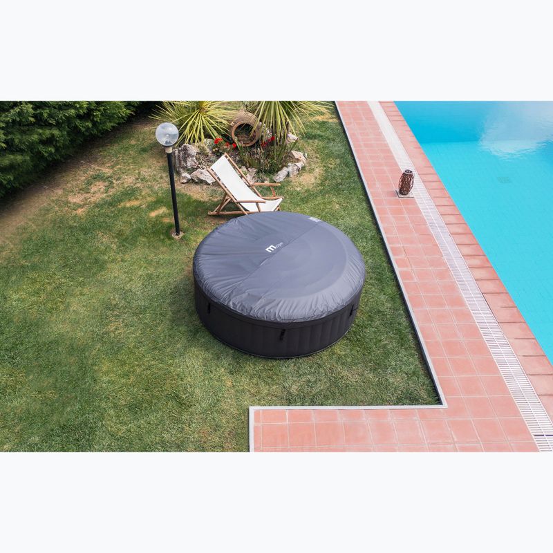 Piscina con idromassaggio 6 persone MSpa Comfort Bergen grigio antracite 18