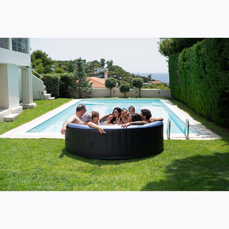 Piscina con idromassaggio 8 persone MSpa Comfort Bergen grigio antracite 14