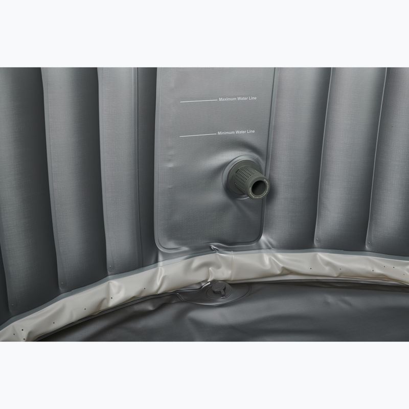 Piscina con idromassaggio 6 persone MSpa Comfort Starry grigio antracite 9