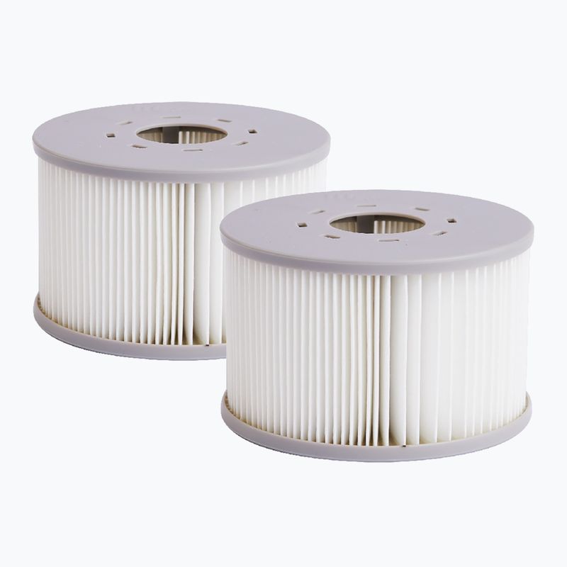 Piscina con idromassaggio 6 persone MSpa Comfort Starry grigio antracite 13