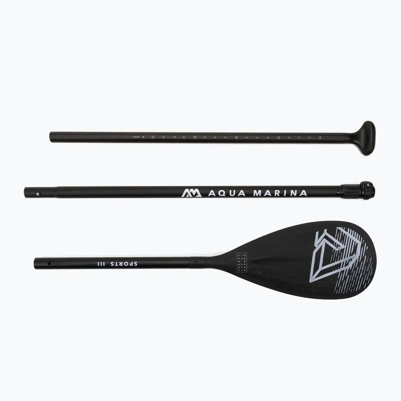Aqua Marina SPORTS III Pagaia SUP regolabile in alluminio iSUP 3 pezzi 2021 5