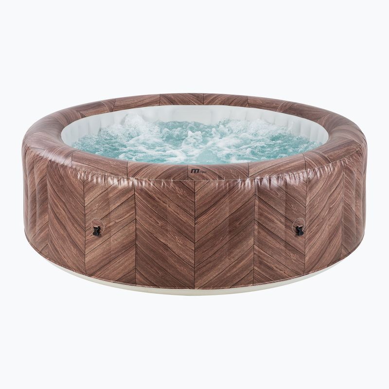 Piscina con idromassaggio 6 persone MSpa Comfort Fermo venature del legno 5