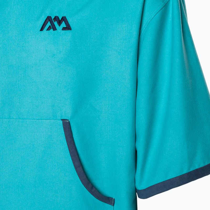 Poncho Aqua Marina in microtessuto 5