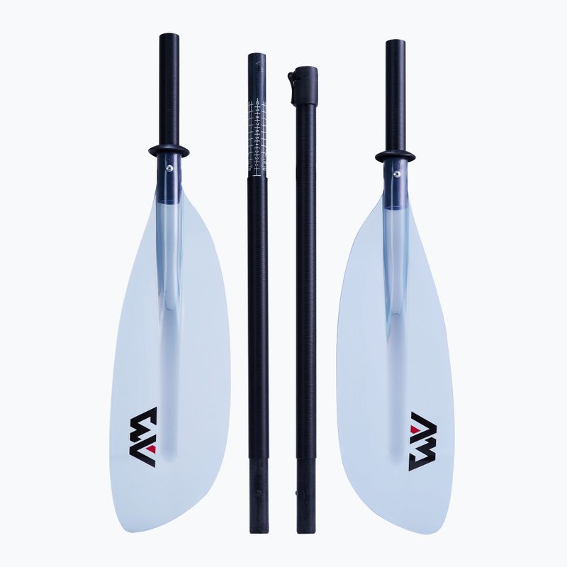 Aqua Marina pagaia da kayak 4 pezzi KP-2 trasparente 2