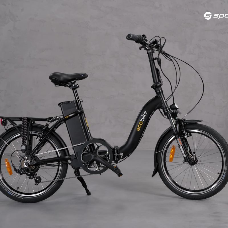 EcoBike Even 36V 13Ah 468Wh bicicletta elettrica Greenway nera 10
