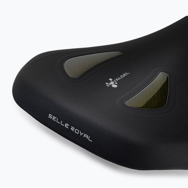 Sella da bicicletta da uomo Selle Royal Lookin Basic Moderate 60st. nero 5