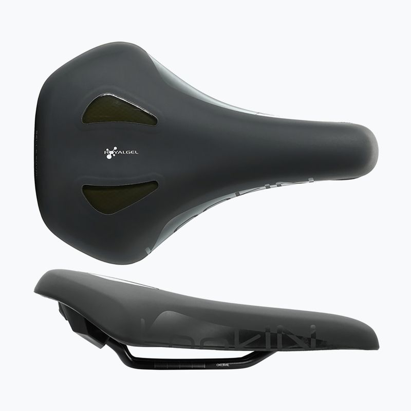 Sella da bicicletta da uomo Selle Royal Lookin Basic Moderate 60st. nero 6