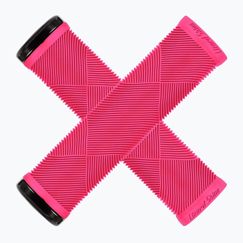Manopole Lizard Skins Single-Clamp Strata rosa neon