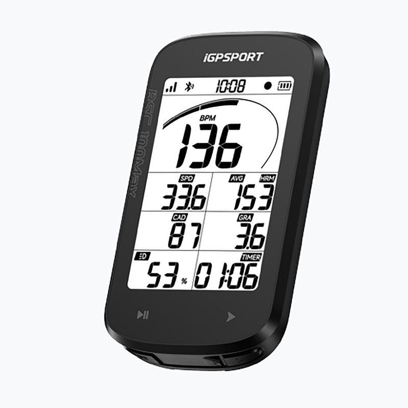 Computer per bici iGPSport GPS BSC100 Max black 2