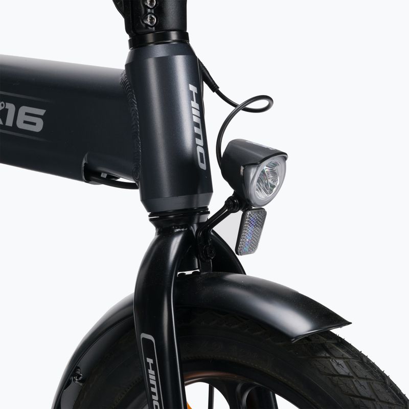 Bicicletta elettrica HIMO Z16 Max 36V 10Ah 360Wh grigio 7
