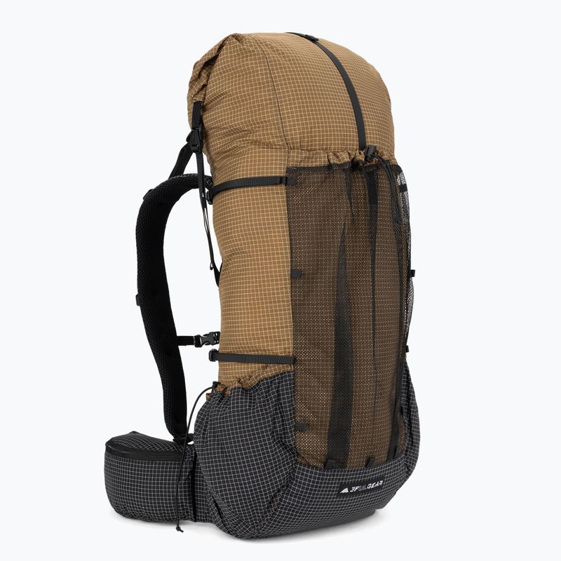Zaino da trekking 3F UL Qidian Pro 46+10L Brown 2