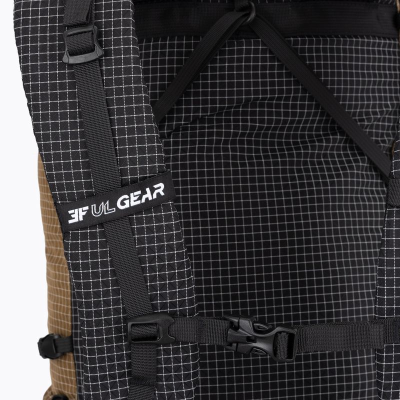 Zaino da trekking 3F UL Qidian Pro 46+10L Brown 8