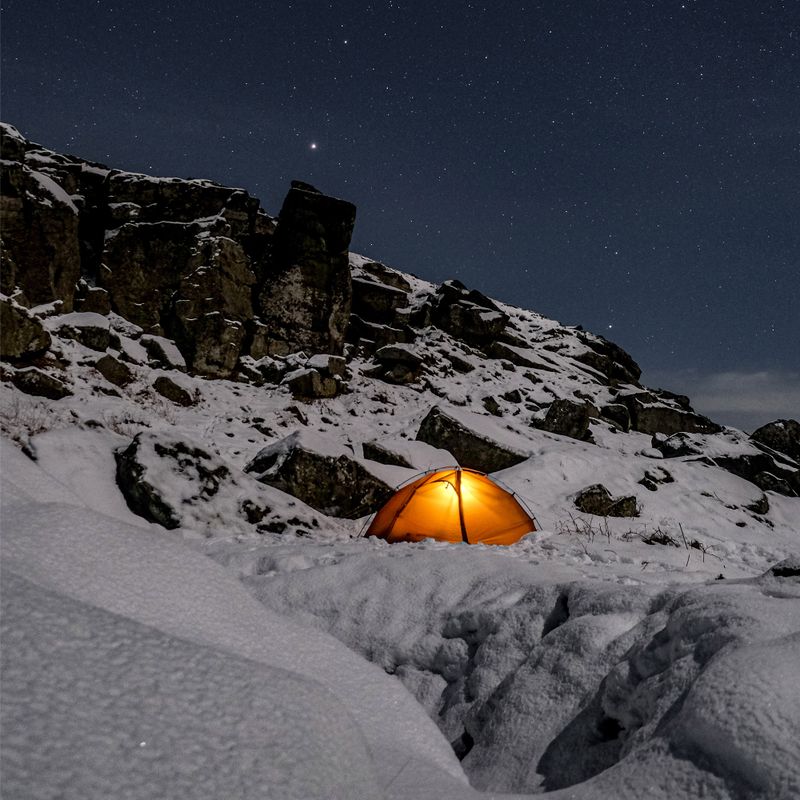 Tenda da campeggio 2 posti 3F UL Taiji 2P 210T Orange 2