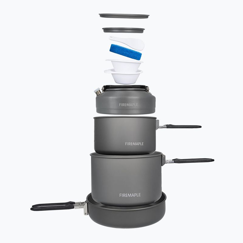Set di stoviglie da campeggio Fire-Maple Feast 4 black 2