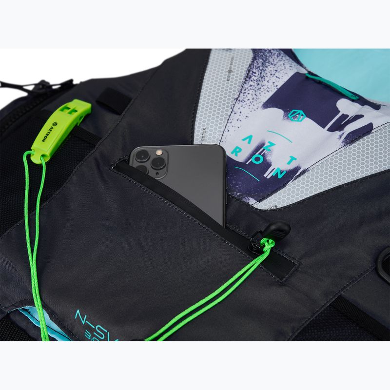 Gilet da uomo Aztron N-SV 3.0 Nylon puzzle grigio/menta 11
