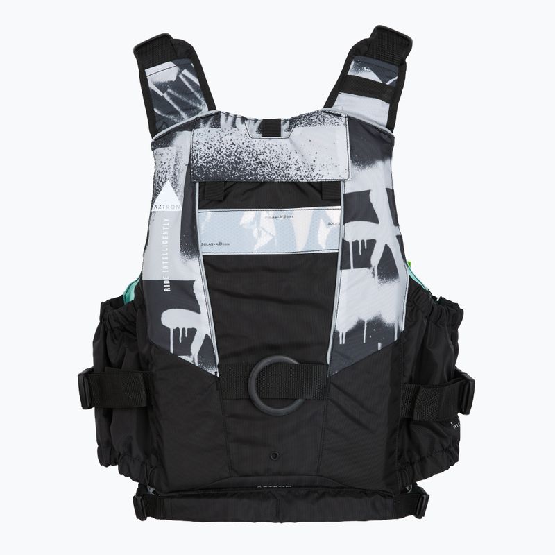 Gilet da uomo Aztron N-SV 3.0 Nylon puzzle grigio/menta 2