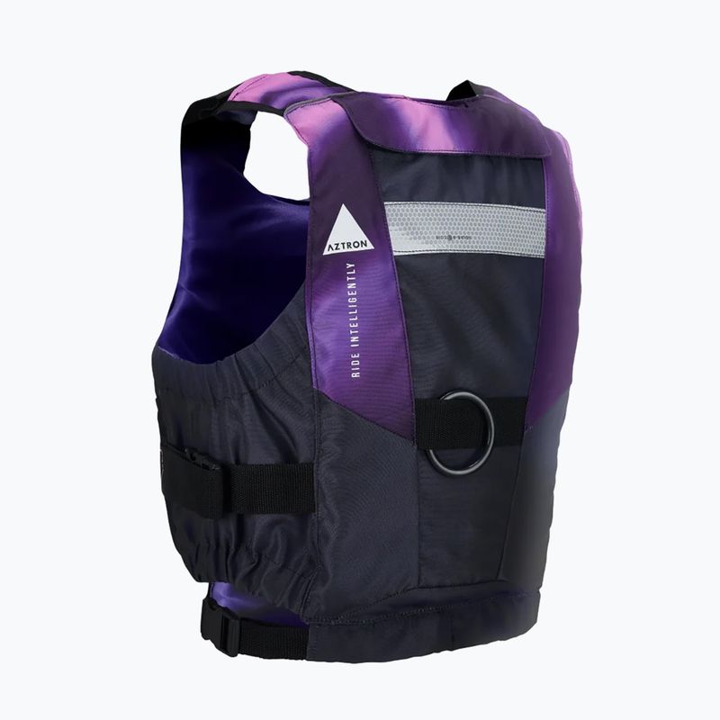 Gilet di sicurezza da donna Aztron N-SV 3.0 Nylon nero/viola radiante 2