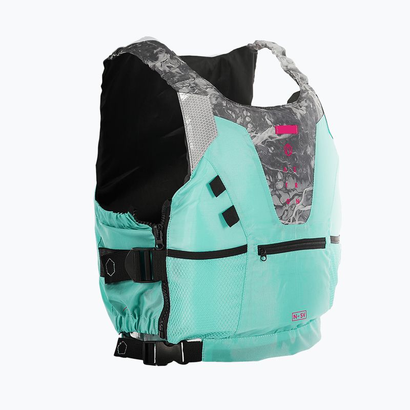 Gilet di galleggiamento Aztron N-SV 2.0 da donna verde acqua 3