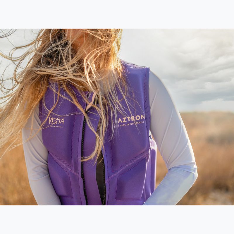 Giubbotto di salvataggio da donna Aztron Vesta Neoprene viola 6