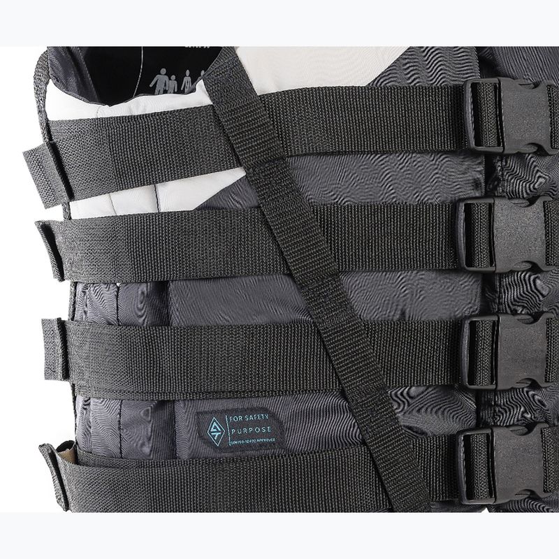 Gilet di sicurezza Aquatone Select nero/bianco 4