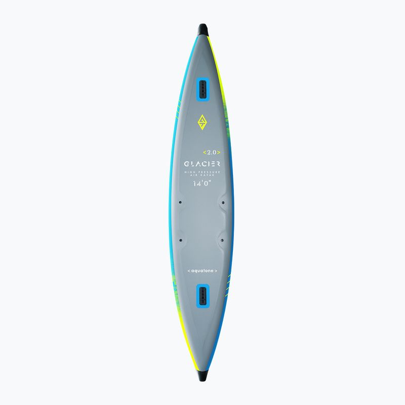 Aquatone Glacier 14'0" kayak gonfiabile per 1 persona 3