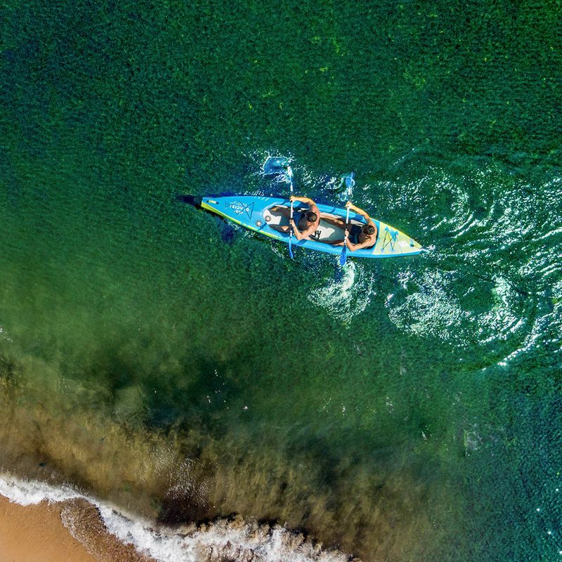 Aquatone Glacier 14'0" kayak gonfiabile per 1 persona 23