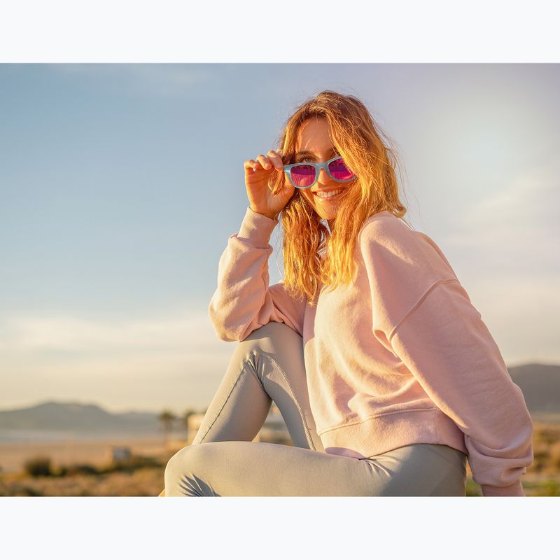 Occhiali da sole Aztron Dream crystal blue gloss/polarized light pink mirror/brown 5