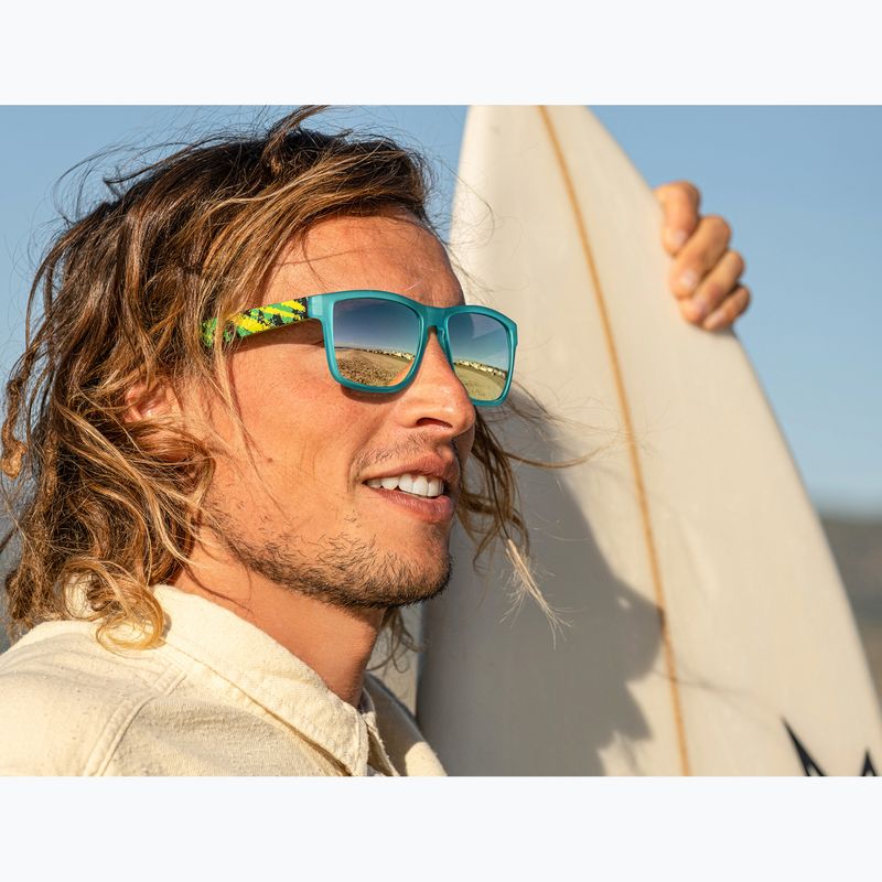 Occhiali da sole Aztron Blitz green/teal/blacktortoise/polarized silver blue mirror/grey 8