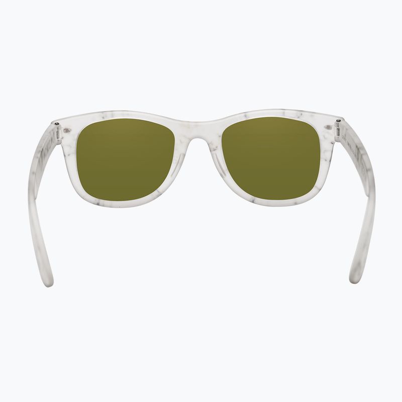 Occhiali da sole Aztron Party white marble print/polarized rose pink mirror/brown 3