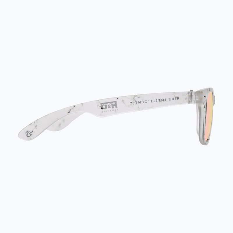 Occhiali da sole Aztron Party white marble print/polarized rose pink mirror/brown 5